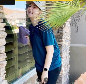 Interior and exterior window cleaning