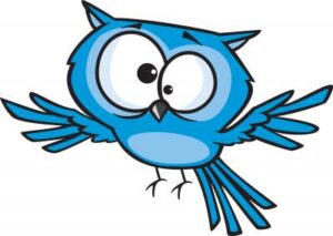 blue bird drawing